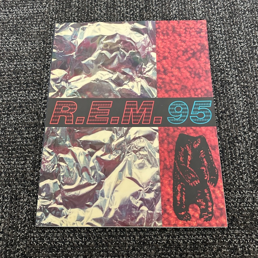 R.E.M. 95 World Tour Program REM Concert